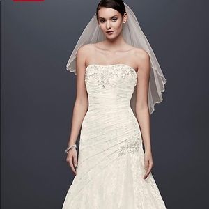 Melissa Sweet A-line lace wedding dress
